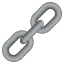 Chain link icon representing external professional links and social media